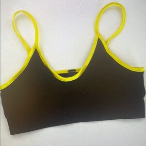 Black and Yellow Women's Bralette